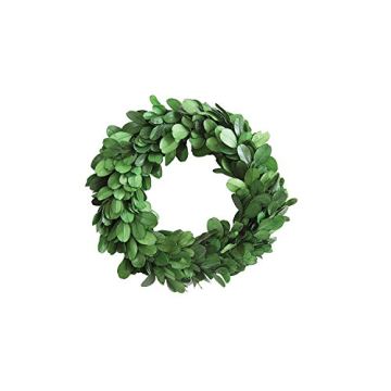 Charming Preserved Boxwood Wreath for Elegant Decor