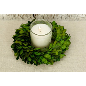 Charming Preserved Boxwood Wreath for Elegant Decor