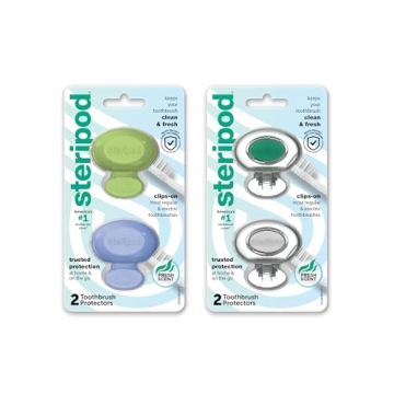 Steripod Toothbrush Protector Keeps Brushes Fresh and Clean