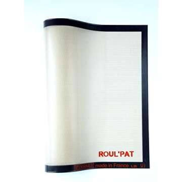 Silpat Roul' Pat Perfect Pastry Jumbo Size Non-Stick Silicone Countertop Workstation Mat, 23" x 31.5", Black, (ADN800585-00)