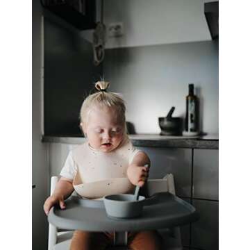 mushie Silicone Suction Bowl in Stylish Colors