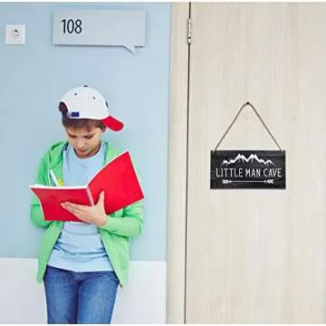 Mountain Nursery Decor for Kids - Wood Hanging Sign