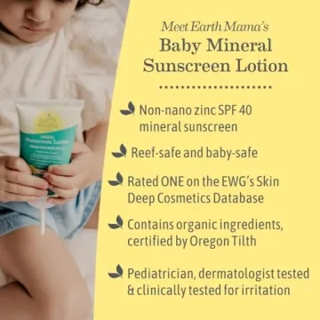 Earth Mama Baby Mineral Sunscreen SPF 40 - Safe & Natural