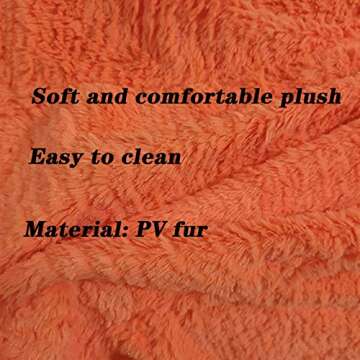 kengbi Bean Bag Chair, Comfortable Bean Bag Chair Chair Cushion (it was only a Cover,not a Full Bean...