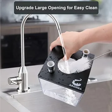 Wide Open Easy Clean Hookah Set with LED - ASANMA