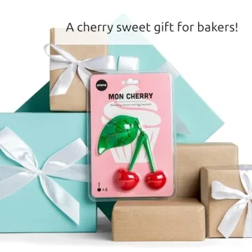 OTOTO Mon Cherry Measuring Spoons Set - Cute Kitchen Gadgets