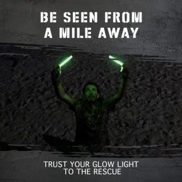 12 Ultra Bright Emergency Glow Sticks for Safety