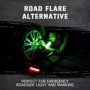 12 Ultra Bright Emergency Glow Sticks for Safety