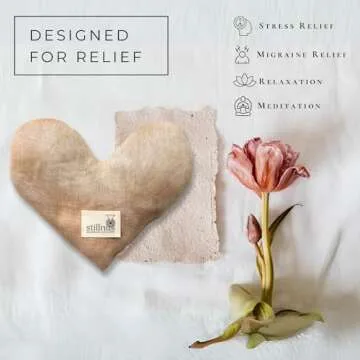 Stillnus Organic Weighted Eye Pillow for Stress Relief & Meditation