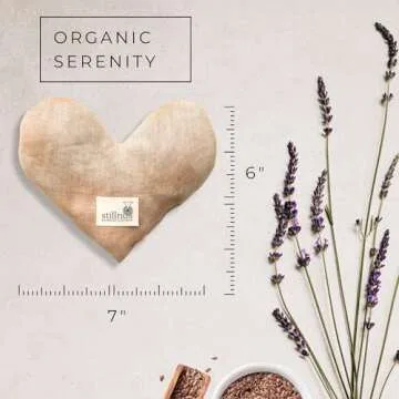 Stillnus Organic Weighted Eye Pillow for Stress Relief & Meditation