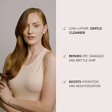 BONDIBOOST Rapid Repair Shampoo 10.14 fl oz - Restores Dry, Damaged, & Brittle Hair - Gentle Cleansing - Repair Split Ends + Seal Hair Cuticles - Sulfate Free - Vegan/Cruelty-Free - Australian Made