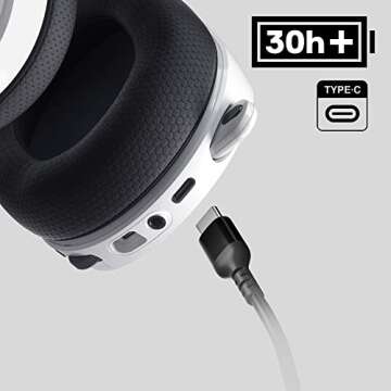 SteelSeries Arctis 7+ Wireless Gaming Headset - Ultimate Flexibility and Sound