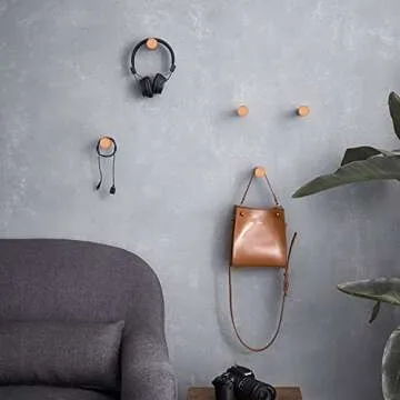 HomeDo Natural Wooden Coat Hooks – Stylish Organizer Hangers