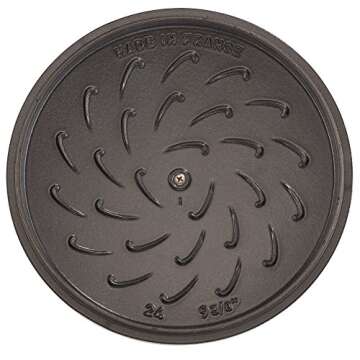 Staub Cast Iron Dutch Oven, 3.75Qt, Perfect for Home Chefs