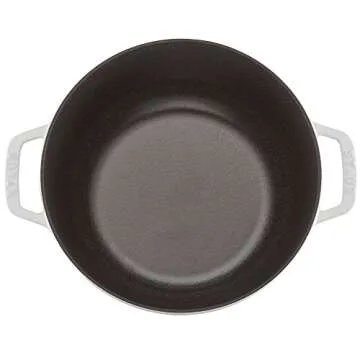 Staub Cast Iron Dutch Oven, 3.75Qt, Perfect for Home Chefs