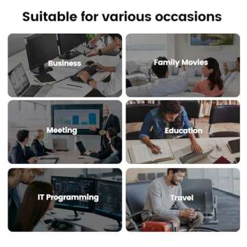 TobenONE Docking Station Dual Monitor HDMI Adapter for MacBook Pro/Air M3 M2 M1, Dell, Lenovo, HP, USB C Hub Dual HDMI Dock, USB C to Dual Monitor Adapter with 4K HDMI, 3 USB, 100W PD