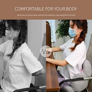 MUDILUN Cat Paw Cushion Lazy Sofa Office Chair Seat Cushion Cute Gaming Comfortable Building and Sof...