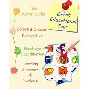 Gojmzo Alphabet & Number Flash Cards for Kids - Educational Fun