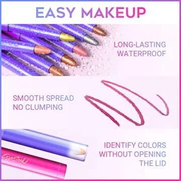 EYESEEK 8PCS Cream Eyeshadow Stick Makeup,Neutral Matte Eye shadow Pencil Crayon Sticks for eyes ,Eye Brightener Stick with Waterproof & Long Lasting,Hypoallergenic Shadow stick Set