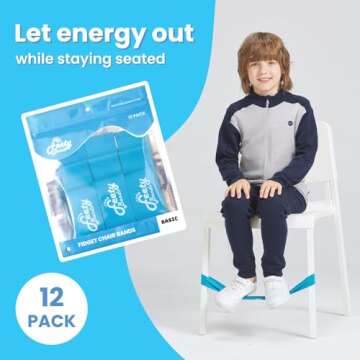 Feety Chair Bands for Kids - Fidget Bands for Focus
