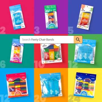 Feety Chair Bands for Kids - Fidget Bands for Focus