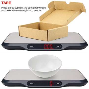 Smart Weigh 33 lbs Multi-Functional Kitchen & Postal Scale