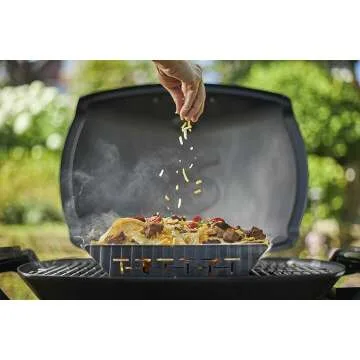 Weber Deluxe Grilling Basket for Safe, Easy Grilling