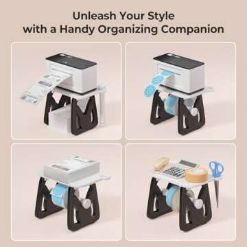 Stylish MUNBYN 3-in-1 Label Holder for Organized Spaces