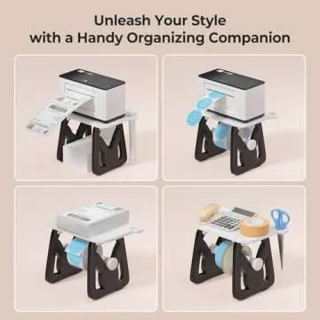 Stylish MUNBYN 3-in-1 Label Holder for Organized Spaces