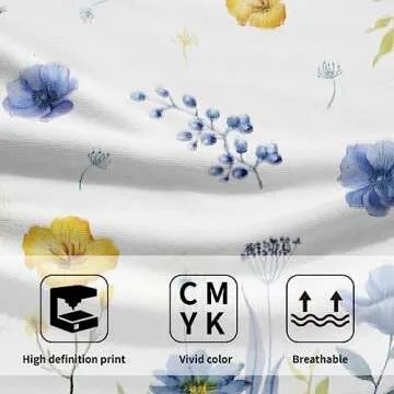 Giwawa Floral Hand Towels Set of 2 for Stylish Bathrooms