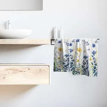 Giwawa Floral Hand Towels Set of 2 for Stylish Bathrooms