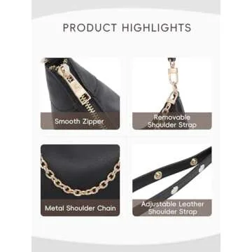 CLUCI Vegan Leather Cross Body Bag for Women