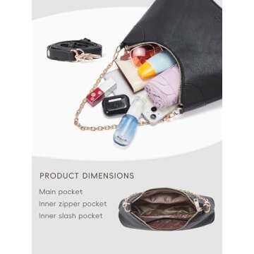 CLUCI Vegan Leather Cross Body Bag for Women