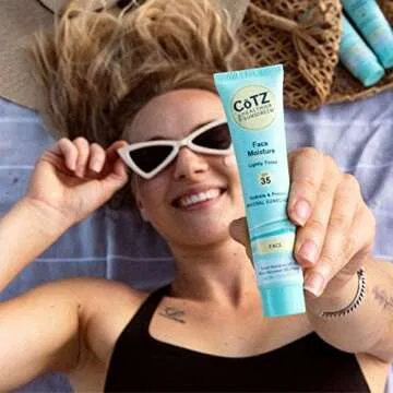 CoTZ Face Moisture Tinted Mineral Sunscreen SPF 35 for All Skin Types