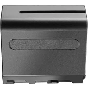 NEEWER 6600mAh Li-ion Battery, Replacement Battery for Sony NP-F970 NP-F960 NP-F975 NP-F570 NP- F750 NP-F770, Suitable CN160 NW759 74K 760 FW759 74K 760 LED Video Light, Monitor