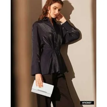 AFKOMST Small Clutch Purses for Women Elegant Evening Bag