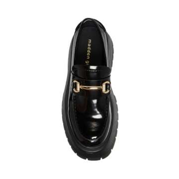 Madden Girl Women's Privy-B Loafer, Black Box, 9