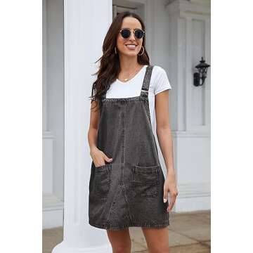 Stylish Jumppmile Women's Denim Overalls for Summer Wear
