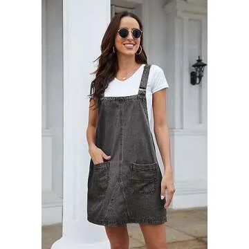 Stylish Jumppmile Women's Denim Overalls for Summer Wear