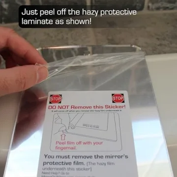 ReflectXL Shower Mirror - Clear and Fogless Reflection