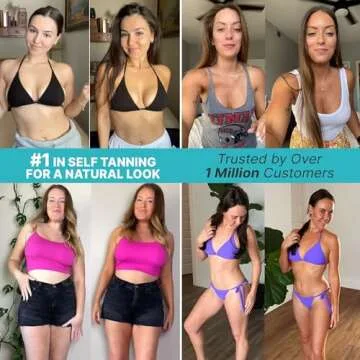 Organic Self Tanner Kit with Gradual Tan Lotion for All