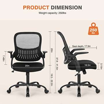 Sweetcrispy Ergonomic Office Chair: Comfort & Style