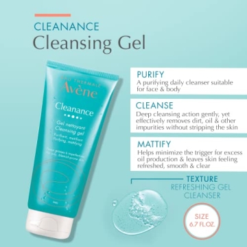 Avene Cleanance Gel Soap-Free Cleanser for Oily Skin