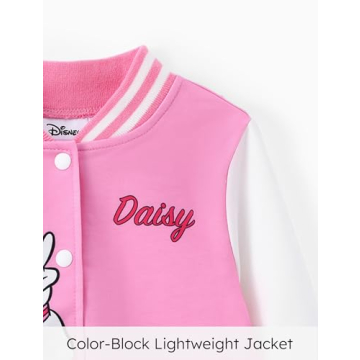 Disney Mickey and Friends Varsity Jacket for Girls 9-10