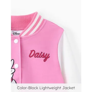 Disney Mickey and Friends Varsity Jacket for Girls 9-10