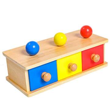 Kghios Montessori Box for Toddlers 6-18 Months Educational Toy