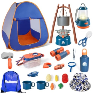 Meland Kids Camping Set with Tent - Explore and Imagine outdoor adventures!