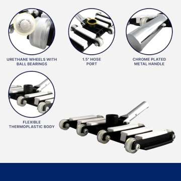 FibroPool Professional Flexible Swimming Pool Vacuum Head