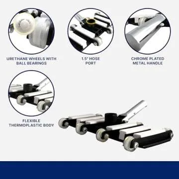 FibroPool Professional Pool Vacuum Head for Easy Cleaning