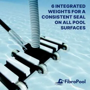 FibroPool Professional Pool Vacuum Head for Easy Cleaning